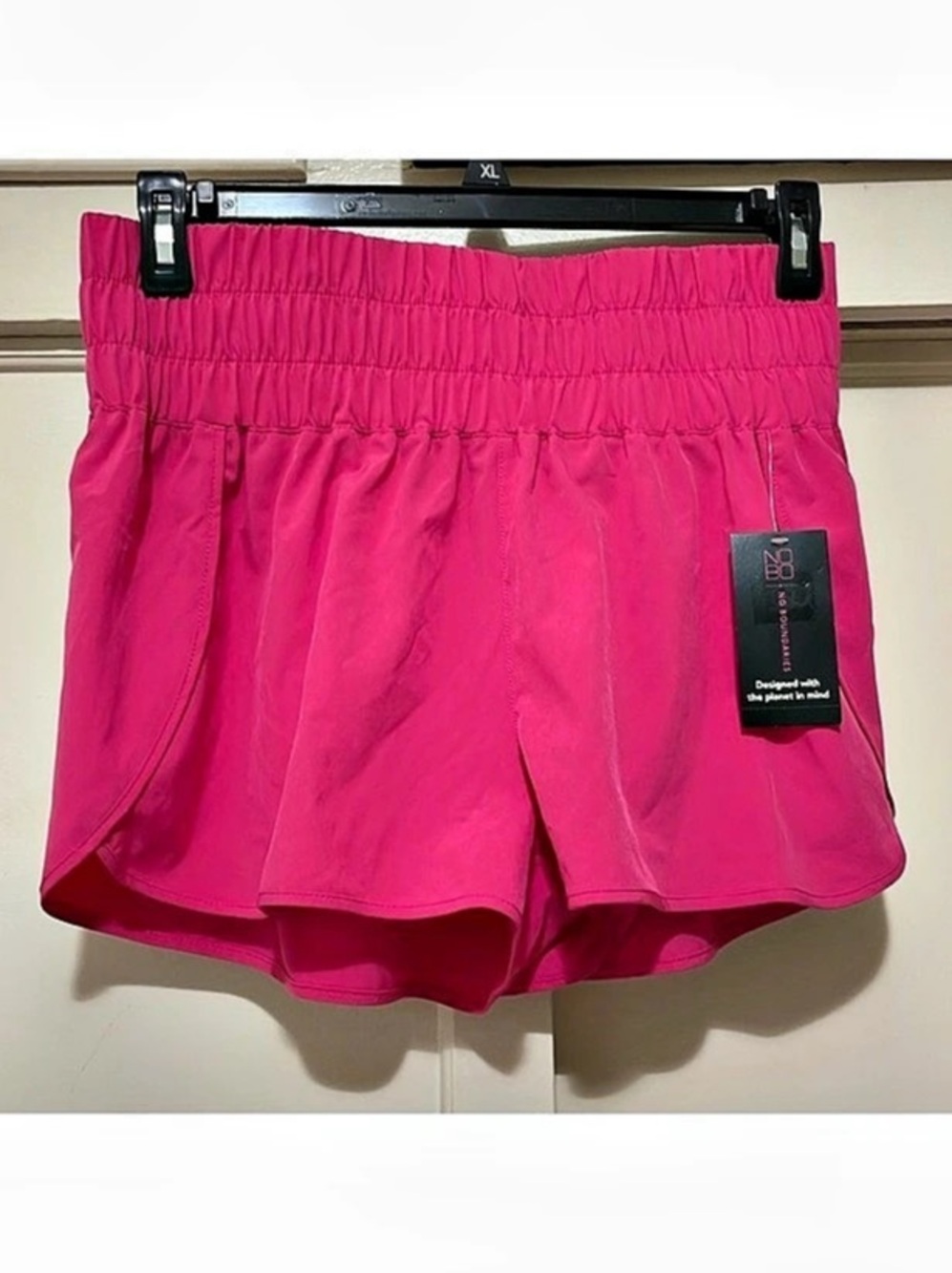 No Boundaries Athletic Shorts in Pink